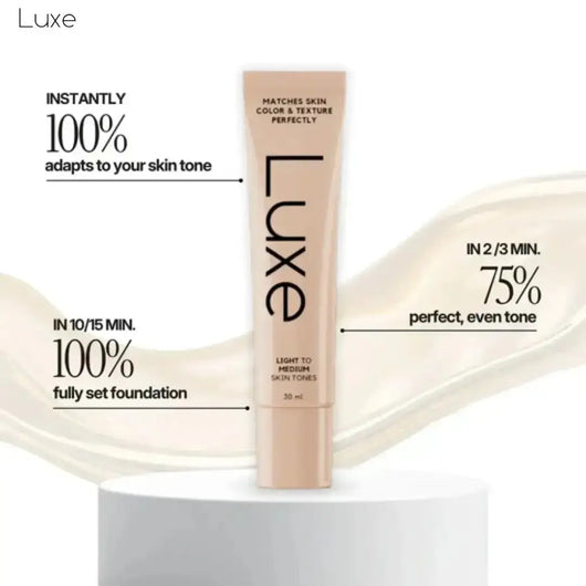 Luxe Foundation | Built For Fine Lines & Mature Skin Texture Luxe Research US