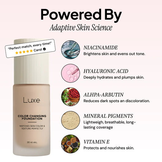 Luxe | Color Changing Foundation Luxe Research US