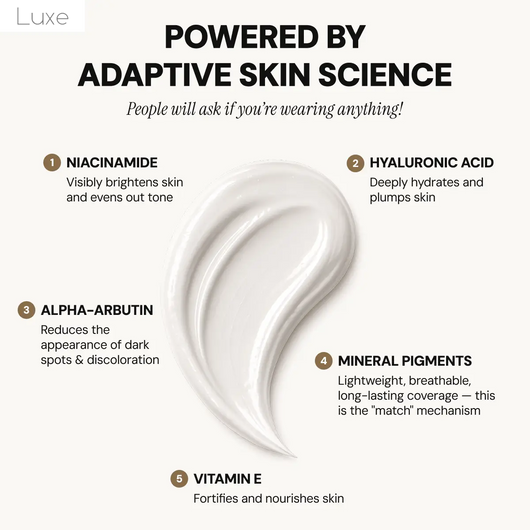 Luxe™ - Color Changing Foundation Luxe Research US