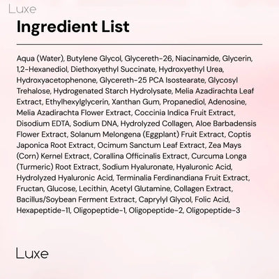 Luxe | PDRN Toner Pads Luxe Cosmetics US